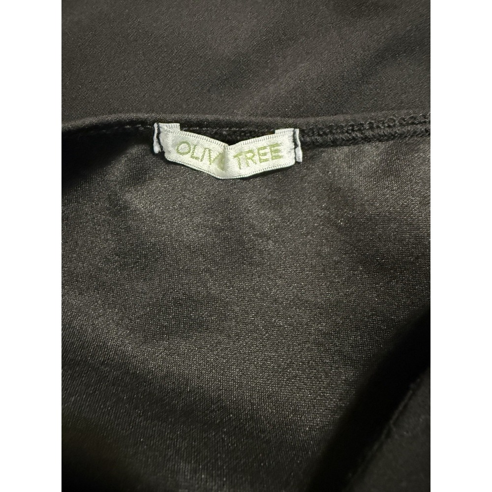 Black Sheath Dress Sleeveless Strappy V-Neck Midi Size M sexy cocktail party - Picture 3 of 4